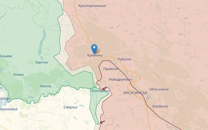 ЗСУ просунулися на 2,5 км у напрямку міста Кремінна на Луганщині