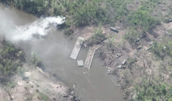 На Луганщині ЗСУ знищили чергову ворожу переправу через річку
