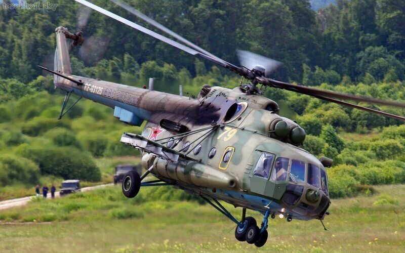 Російський вертоліт залетів на 300 метрів углиб Польщі