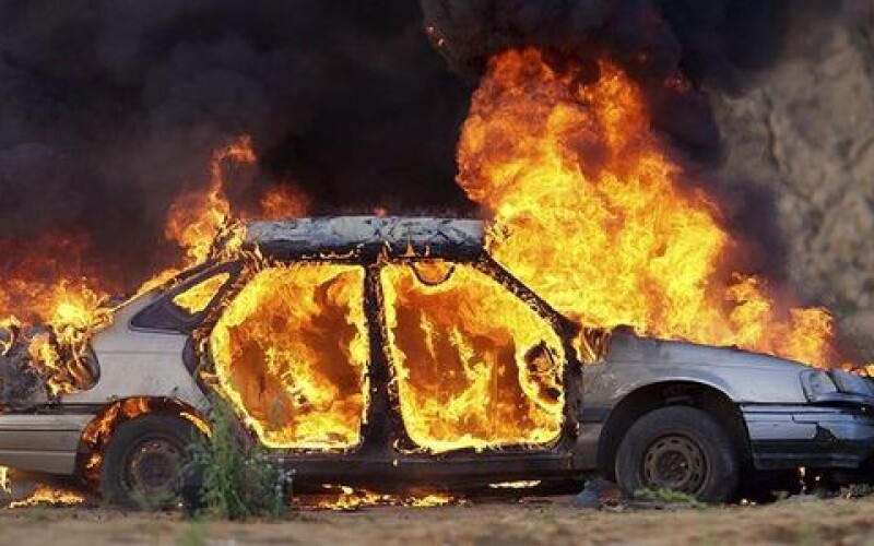 В Киеве участились случаи поджогов транспортных средств