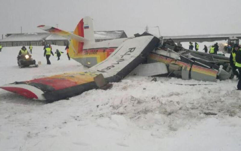 В России разбился самолет, есть погибшие