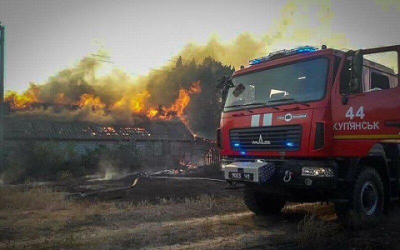 У Харківській області пожежа повністю знищила село