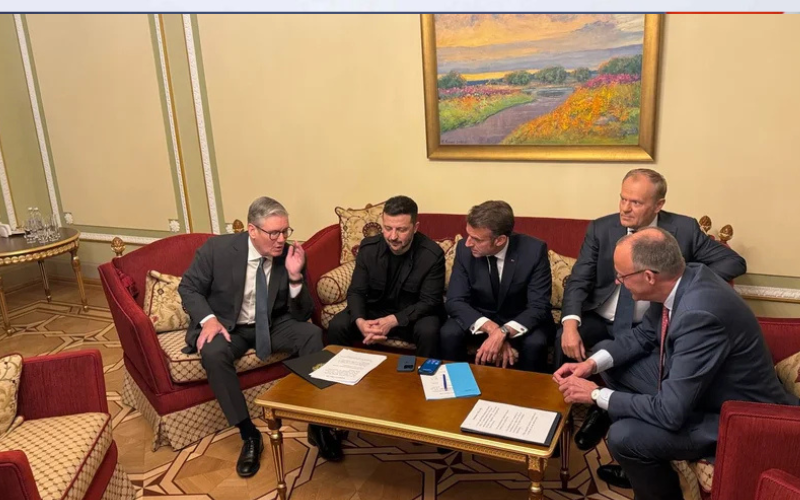 Зеленський та європейські лідери зателефонували Трампу після зустрічі в Києві