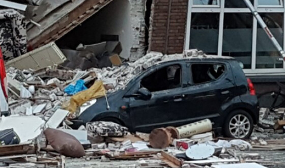 Взрыв в Гааге: обрушился трехэтажный жилой дом