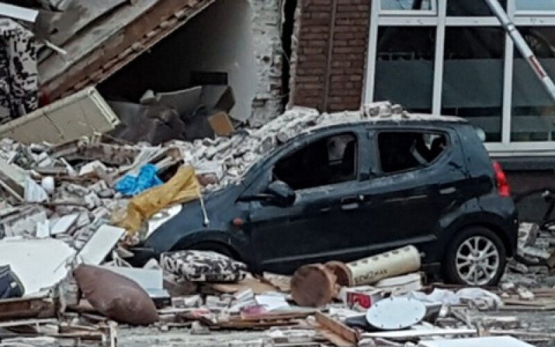 Взрыв в Гааге: обрушился трехэтажный жилой дом