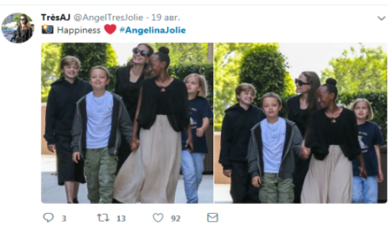 Анджелина Джоли все свободное время проводит с детьми