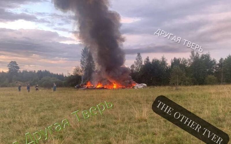 У Твєрській області РФ розбився літак з євгеном пригожиним &#8211; РозЗМІ