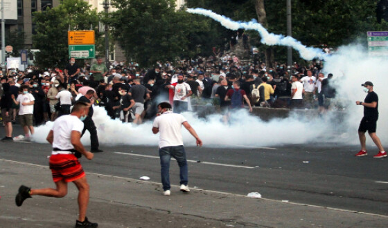 В Сербії поліція застосували сльозогінний газ проти протестувальників