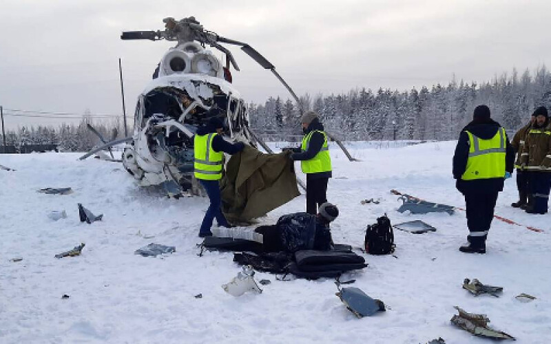 У Красноярському краї Росії Мі-8 з 29 пасажирами впав при зльоті