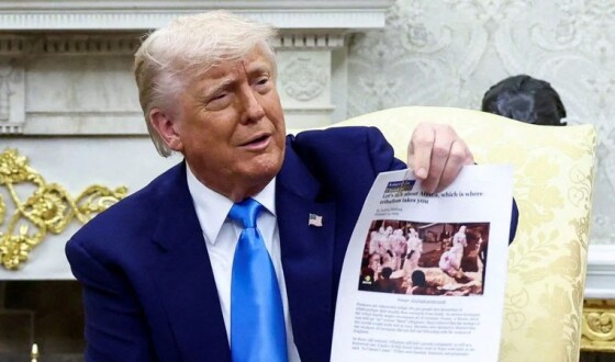 У розмові з президентом ПАР Рамафосою Трамп повторював неправдиву інформацію