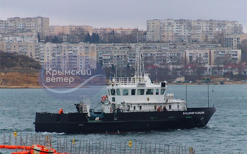 У Криму підірвався російський протимінний корабель «Владімір Козіцкій»