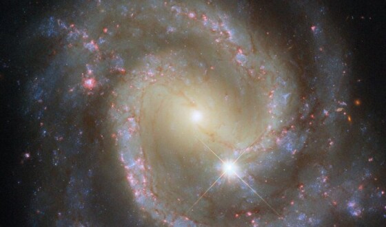 Космічний телескоп «Хаббл» зробив зображення спіральної галактики NGC 3507