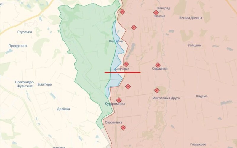 ЗСУ звільнили від окупантів населений пункт Андріїївка на Донеччині