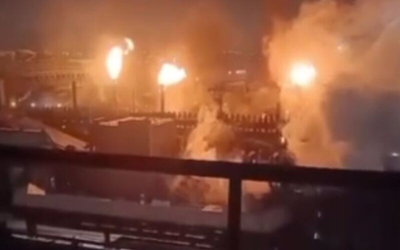 У Липецьку ударний дрон спричинив пожежу в Новолипецькому металургійному комбінаті