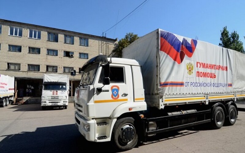 До Донецька прибула колона МНС Росії з гуманітарною допомогою