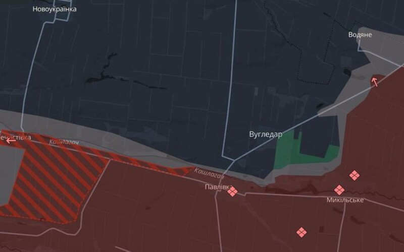 Російські війська просунулися на захід від Вугледару