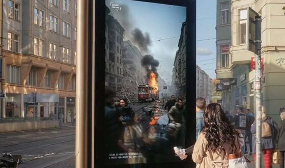 Чеські активісти запустили соціальну кампанію, яка нагадує, що війна в Україні триває