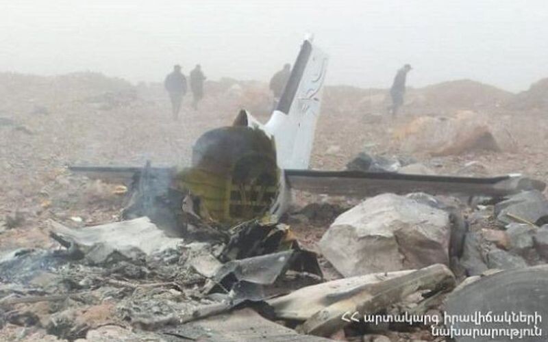 У Вірменії розбився літак, який летів із Єревану в Астрахань