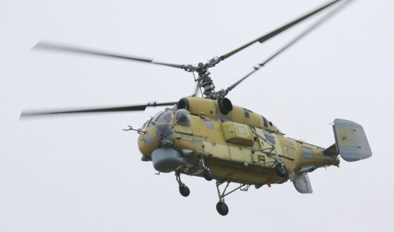 На аеродромі в Москві спалили російський вертоліт Ка-32
