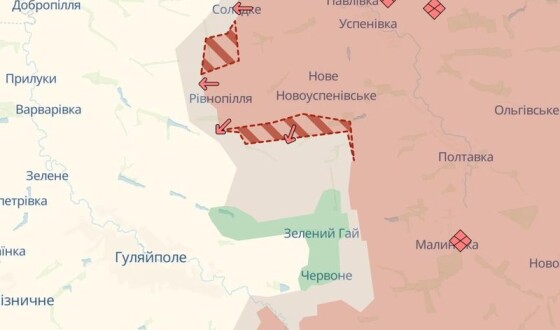 Армія РФ просунулась на двох ділянках у Запорізькій області