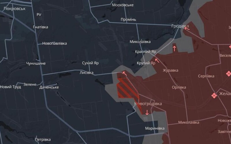 Російські війська просунулися у бік Покровська та Вугледара