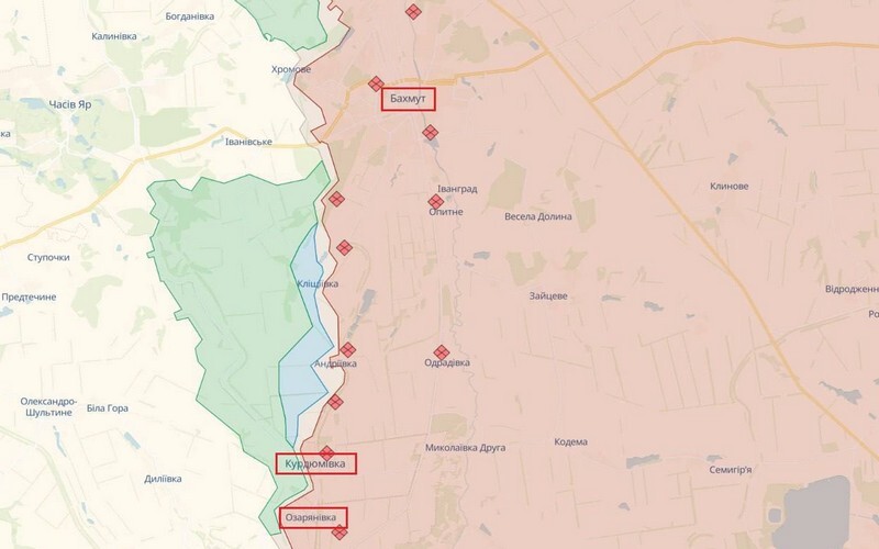 Українські захисники відвоювали за тиждень 47 кв. км територій