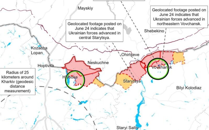 ЗСУ витісняють ворога з Вовчанська