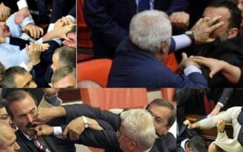 Турецькі парламентарії побилися через Сирію