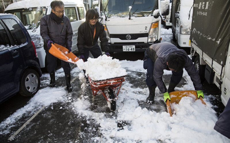 Снегопад в Японии: жертвами стали семь человек