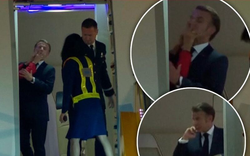 Трамп пожартував про інцидент між Макронами в літаку