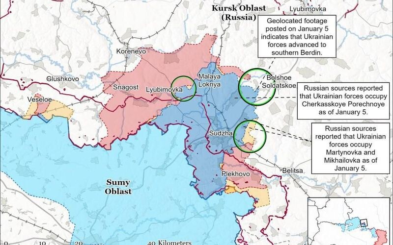 ЗСУ просунулися в трьох районах на Курщині