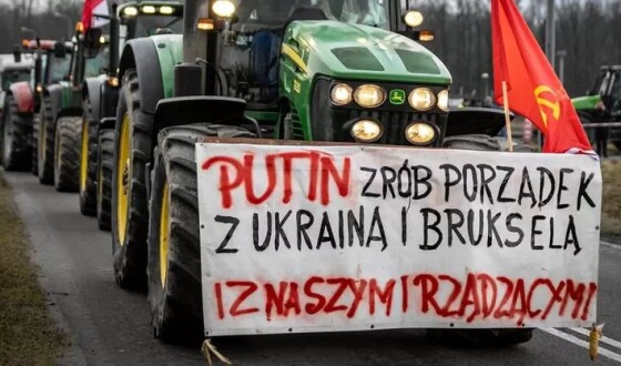 Серед учасників польської блокади кордону помітили російський слід