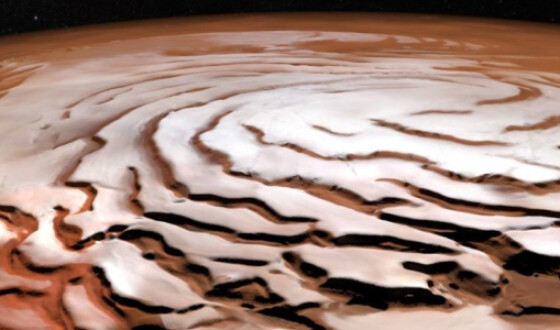 На Марсе заметили следы ледяных лавин