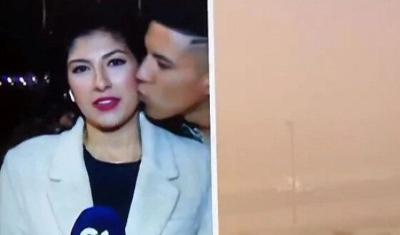 В Іспанії суд оштрафував чоловіка за спробу поцілувати журналістку під час ефіру
