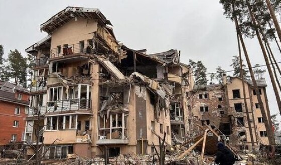 У Ірпені російська армія пошкодила понад 70% будівель