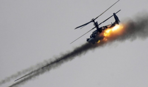 Українські військові збили ворожий гелікоптер