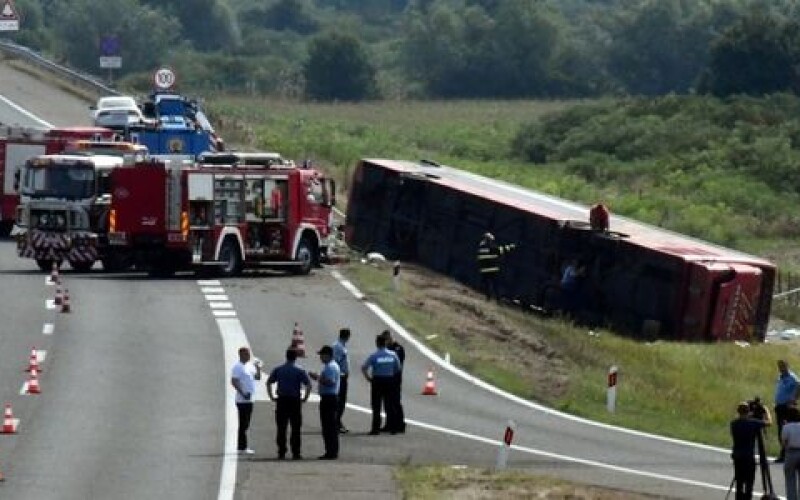У Хорватії перекинувся автобус, загинули десять чоловік