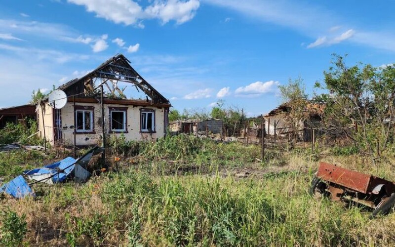 Звільнені ЗСУ від окупантів українські села перетворені на руїни