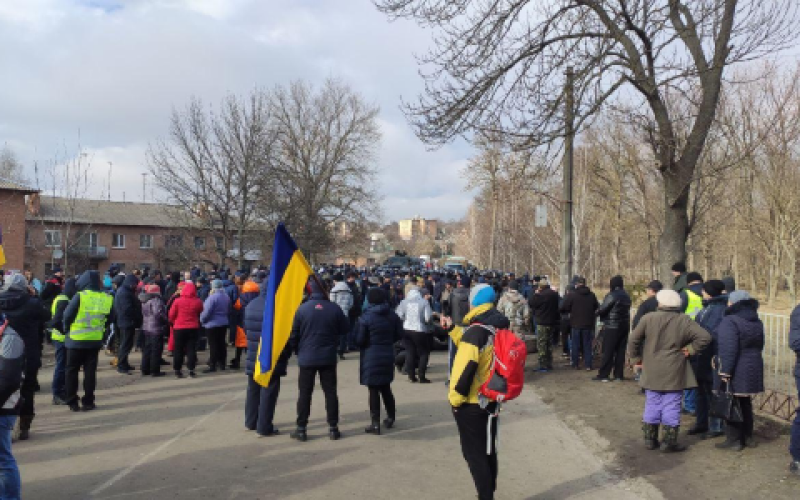 В Україні затримали учасників протесту через евакуацію громадян з Китаю