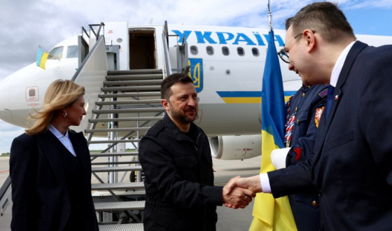 Зеленський прибув до Чехії з візитом