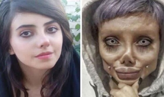 «Іранська Анджеліна Джолі» показала справжнє обличчя