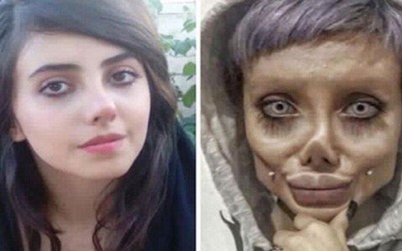 «Іранська Анджеліна Джолі» показала справжнє обличчя