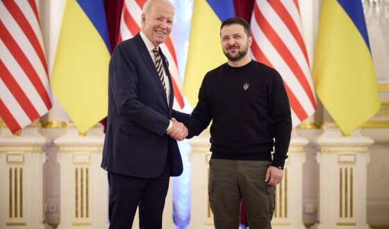До Києва з неоголошеним візитом прибув Президент США Джо Байдена
