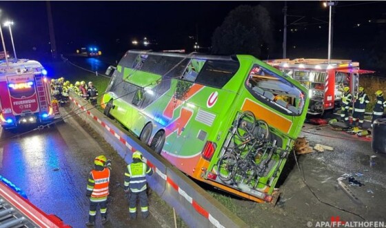 В Австрії перекинувся автобус з українцями