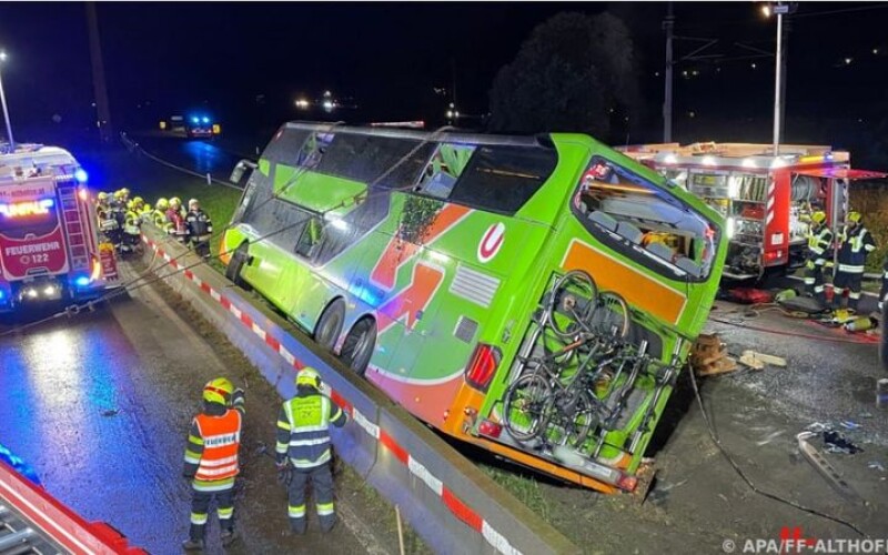В Австрії перекинувся автобус з українцями