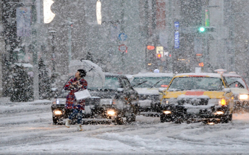 Более 250 человек пострадали из-за снегопада в Японии