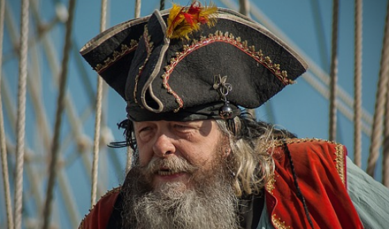 Пірата вперше затримали в Україні