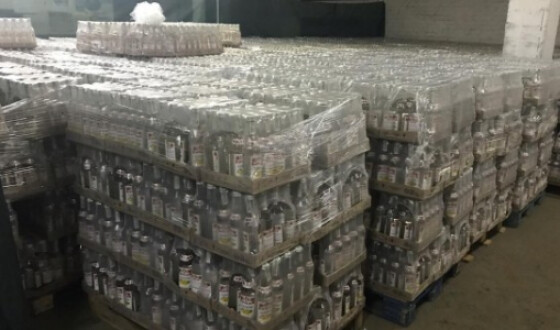 У Запорізькій області вилучили 100 тисяч пляшок контрафактного алкоголю