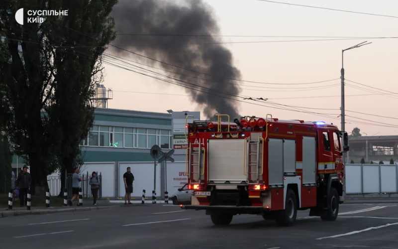 Після нічної атаки у Києві зафіксовано високий рівень забруднення повітря
