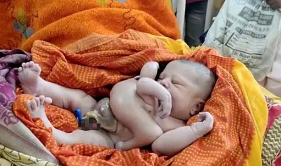 Жінка в Індії народила дитину з вісьмома кінцівками